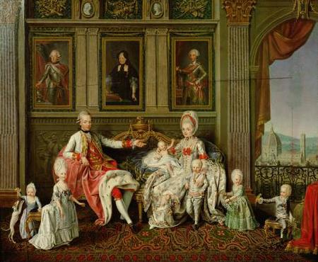 unknow artist Grobherzog Leopold mit seiner Familie Germany oil painting art